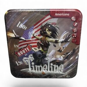 Timeline Americana History Card Game – Asmodee (2014) | NEW & TIN SEALED